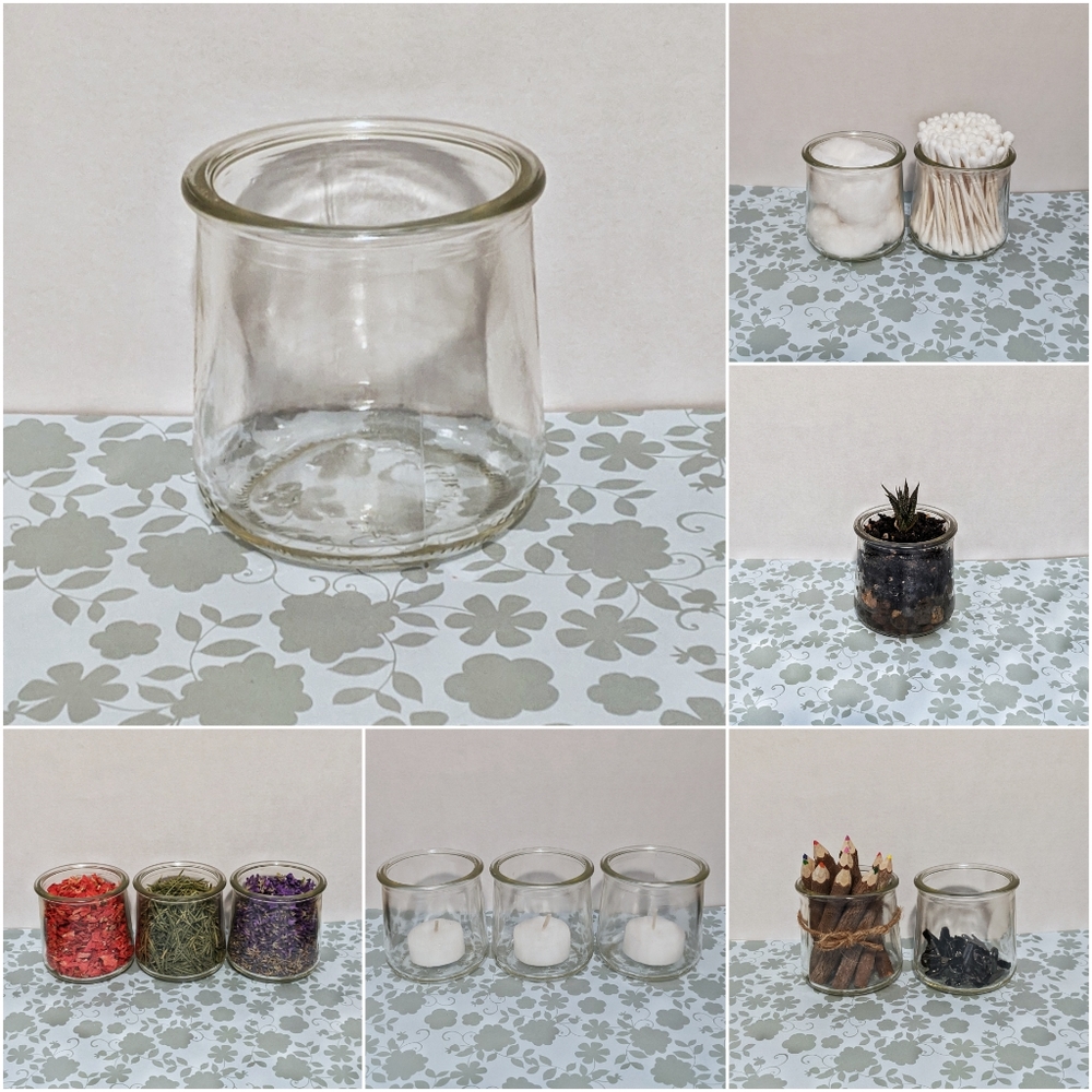 12 Glass Jars: Crafts, Votives, Centerpieces, Decor